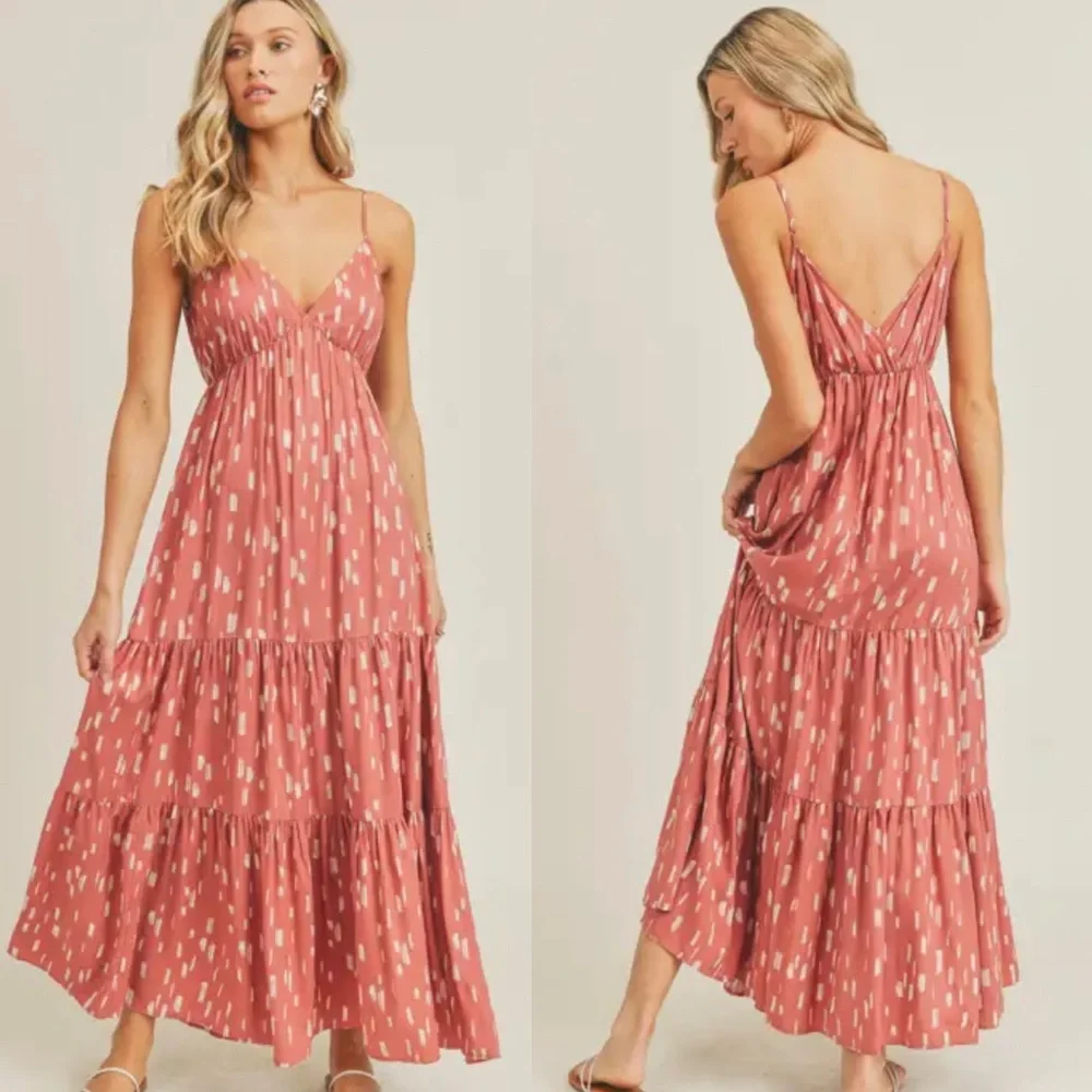 Dont make me blush maxi dress - Picture 2 of 10